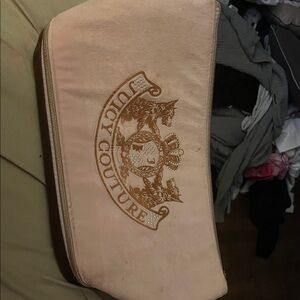 Juicy Couture Light Pink Pouch with Gold Emblem